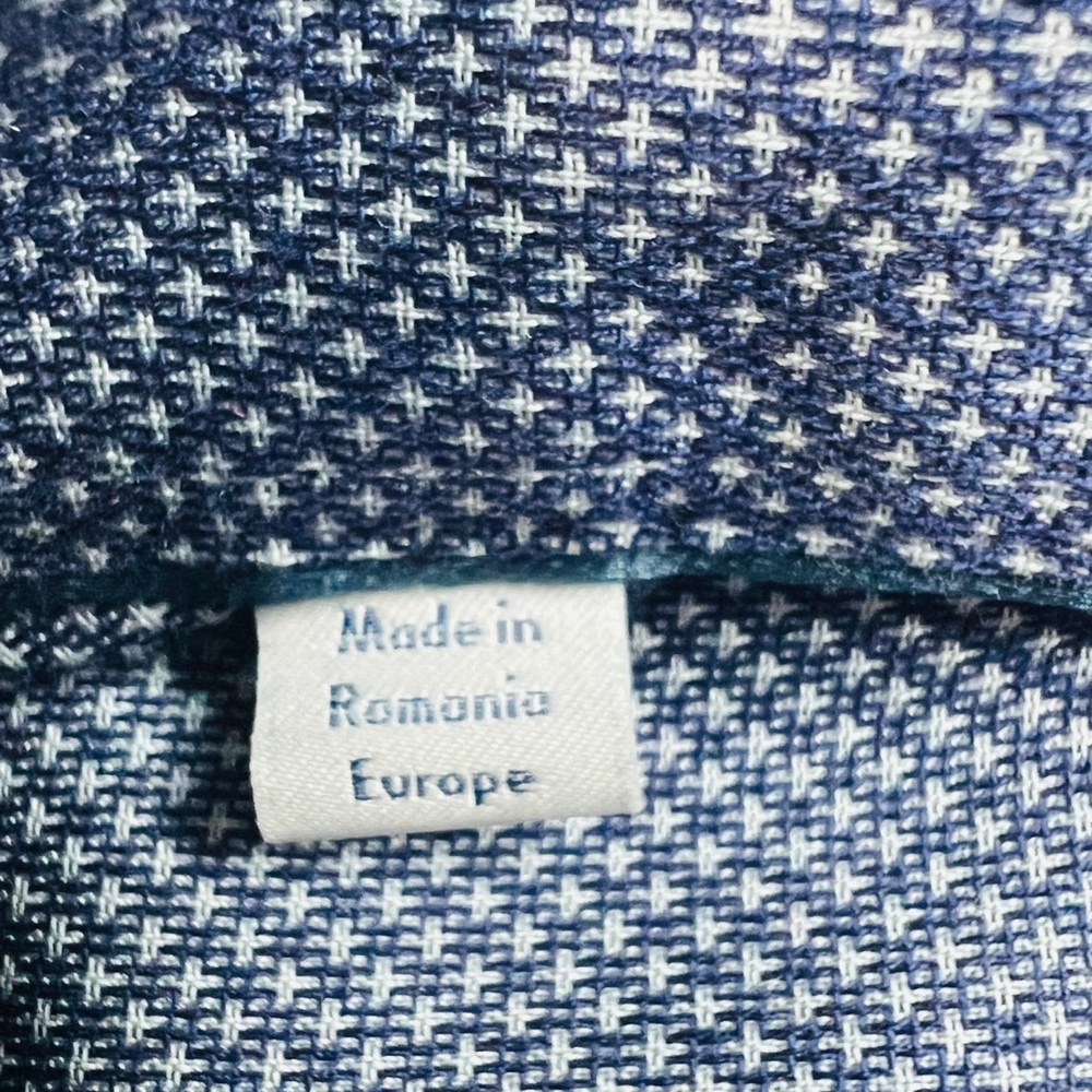 ETON Slim Fit Size XL Men’s Blue Oxford Cotton Shirt MSRP $185 - Picture 7 of 13
